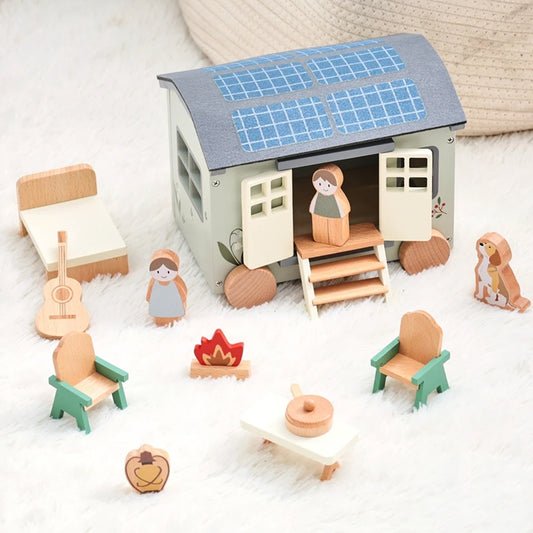 Jessruly® Camping Vehicle Dollhouse Furniture Set