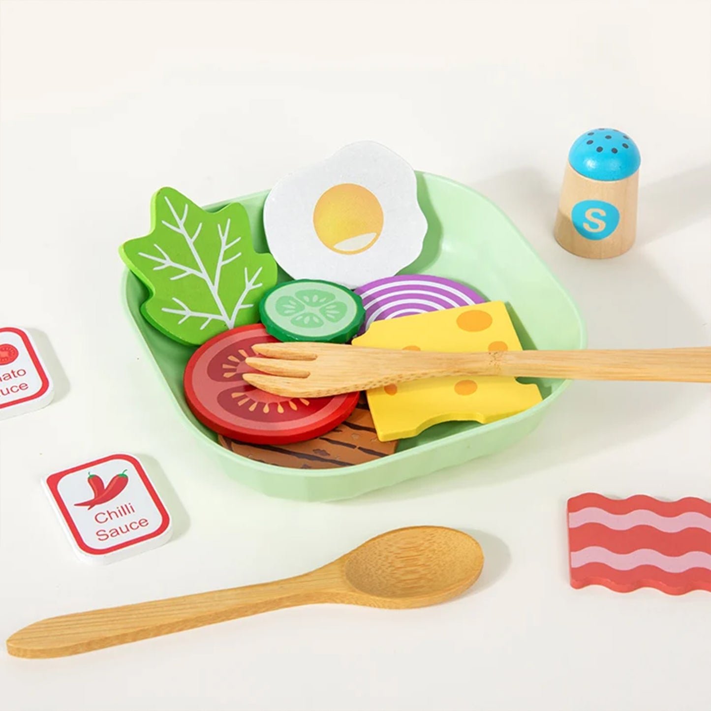 Jessruly®  for Kitchen – Realistic Salad Simulation Cooking Toys