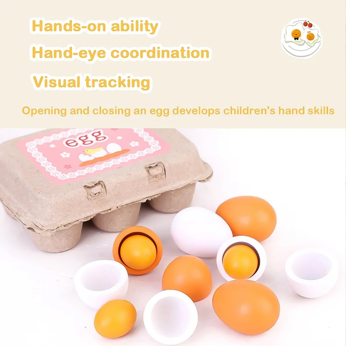 Jessruly® Wooden Play Food Set