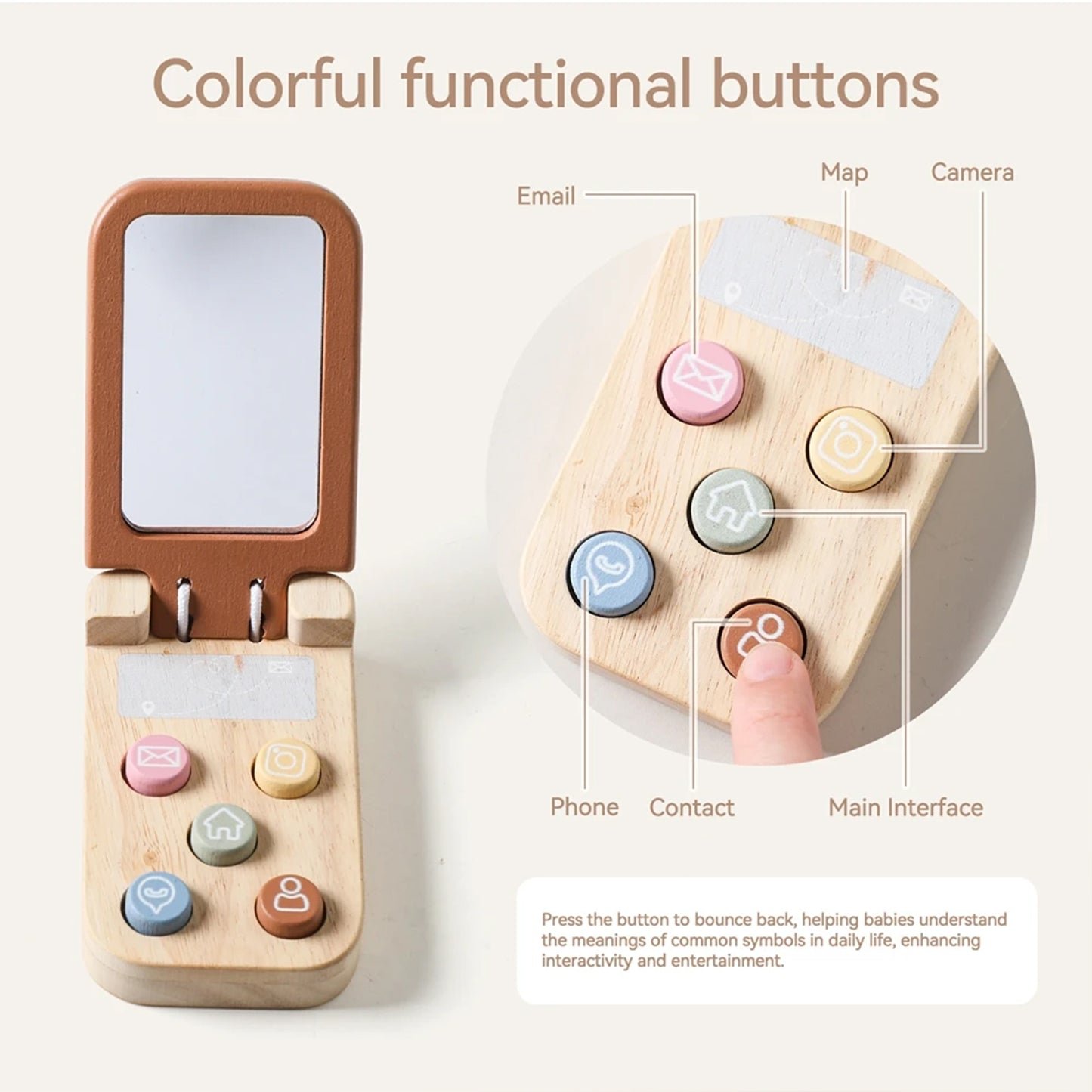 Jessruly® Toy Flip Phone