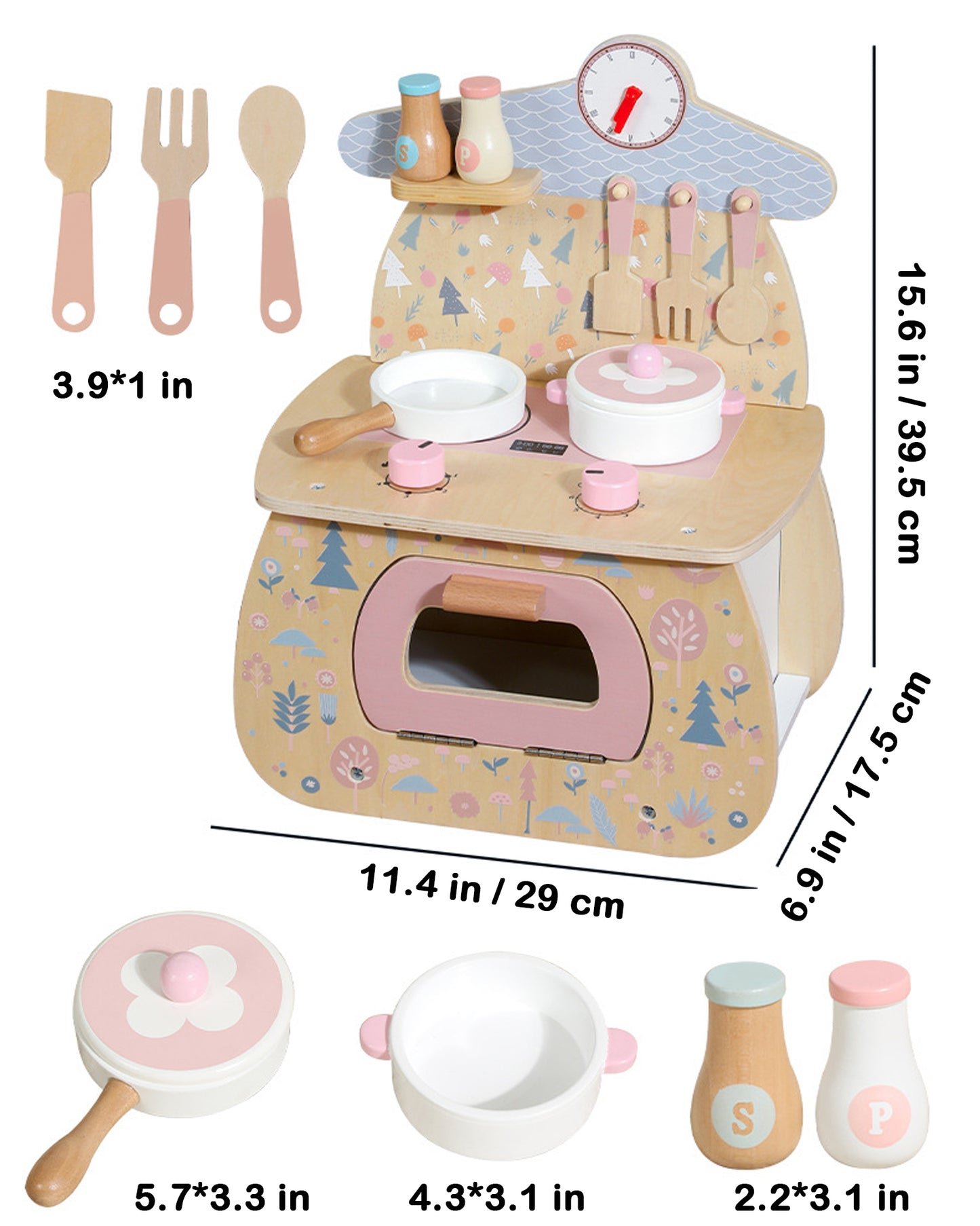 Jessruly® Toy Mushroom Kitchen Set