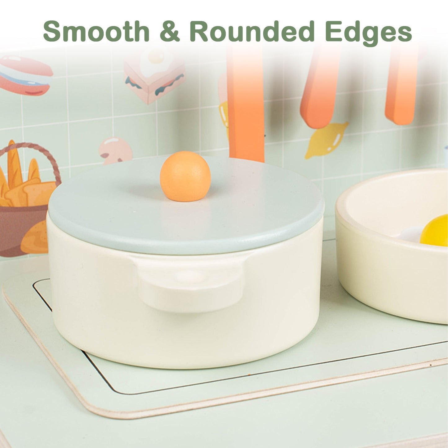Jessruly® Wooden Play Food Set