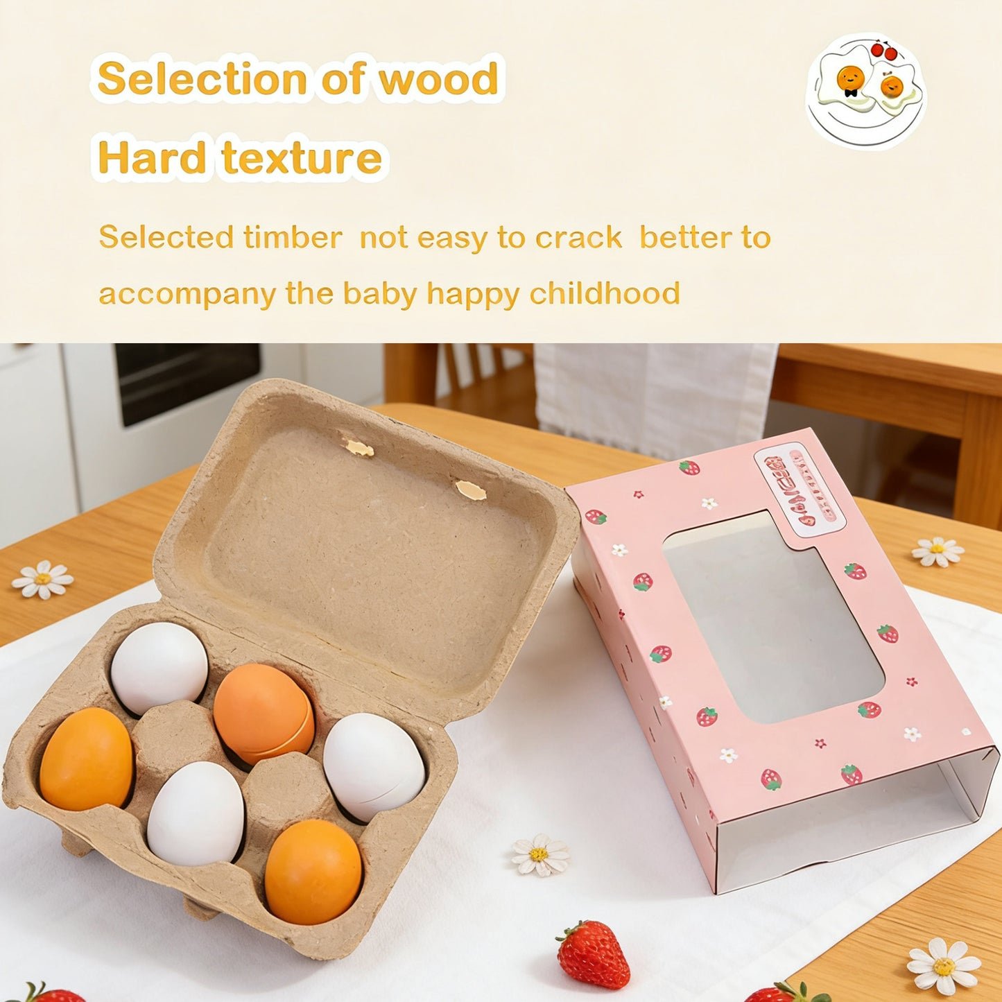 Jessruly® Wooden Play Food Set