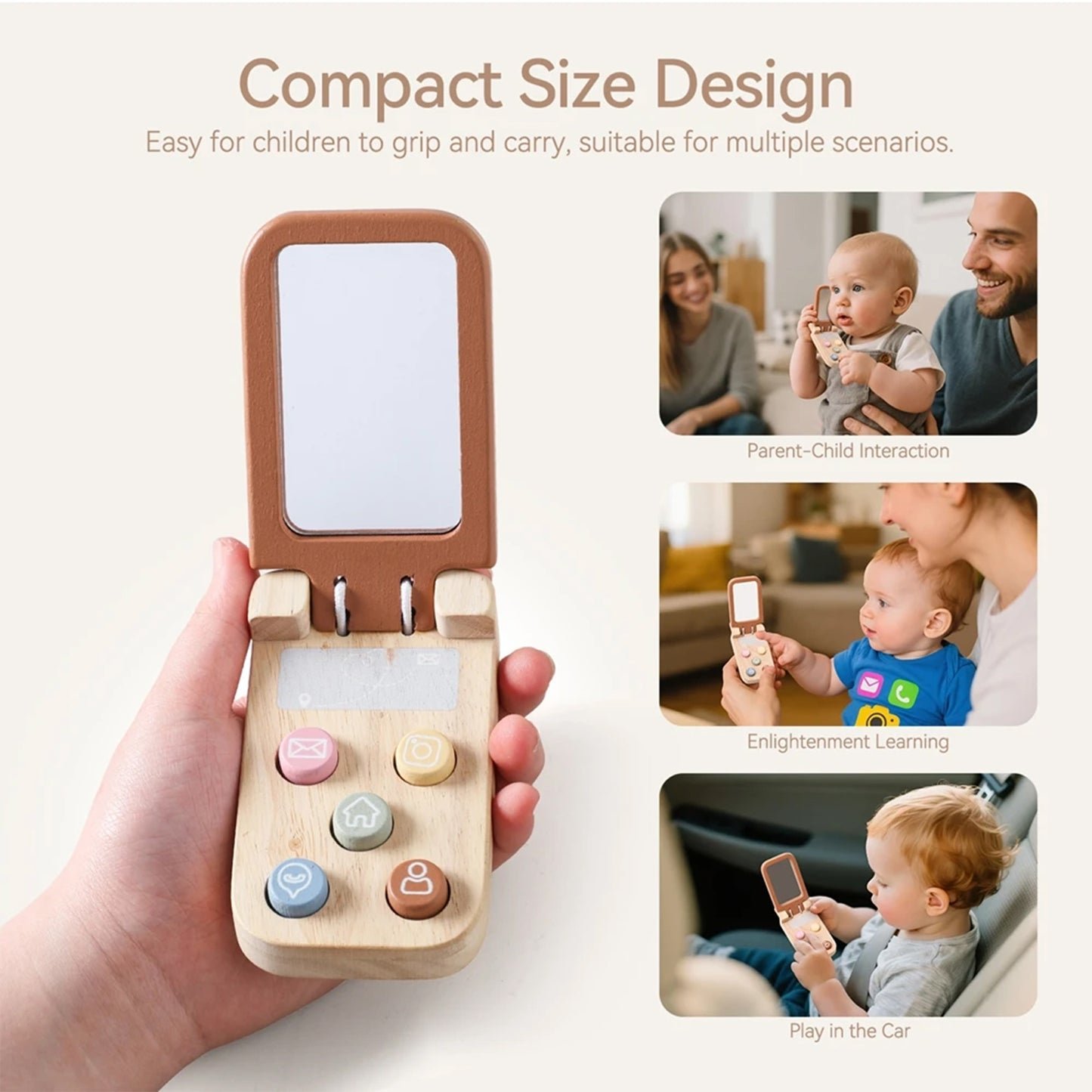 Jessruly® Toy Flip Phone