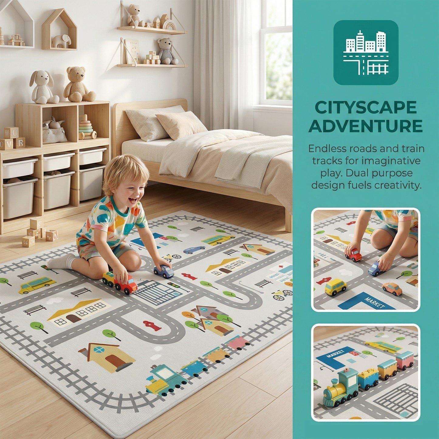 Jessruly® City Road Play Mat