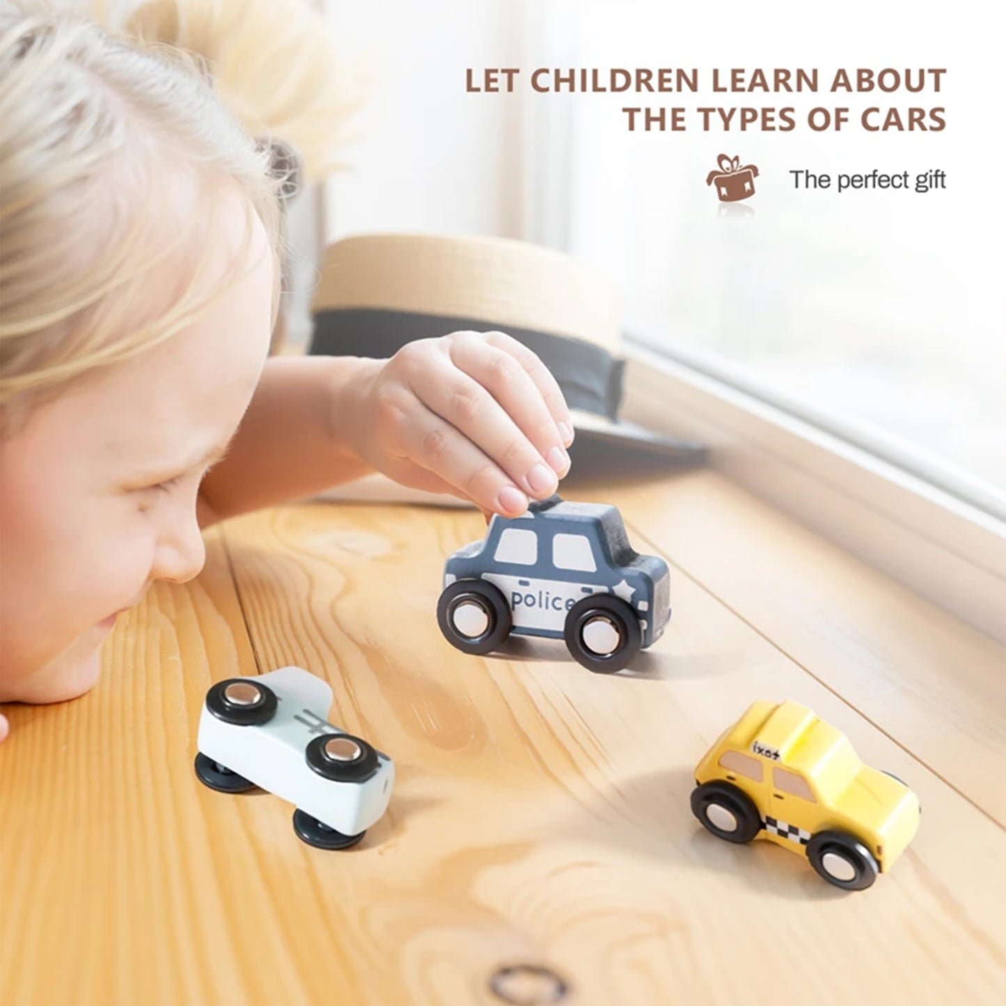 Jessruly® Wooden Vehicle Puzzle Set